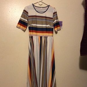 Floor length summer Maxi, shirt sleeve